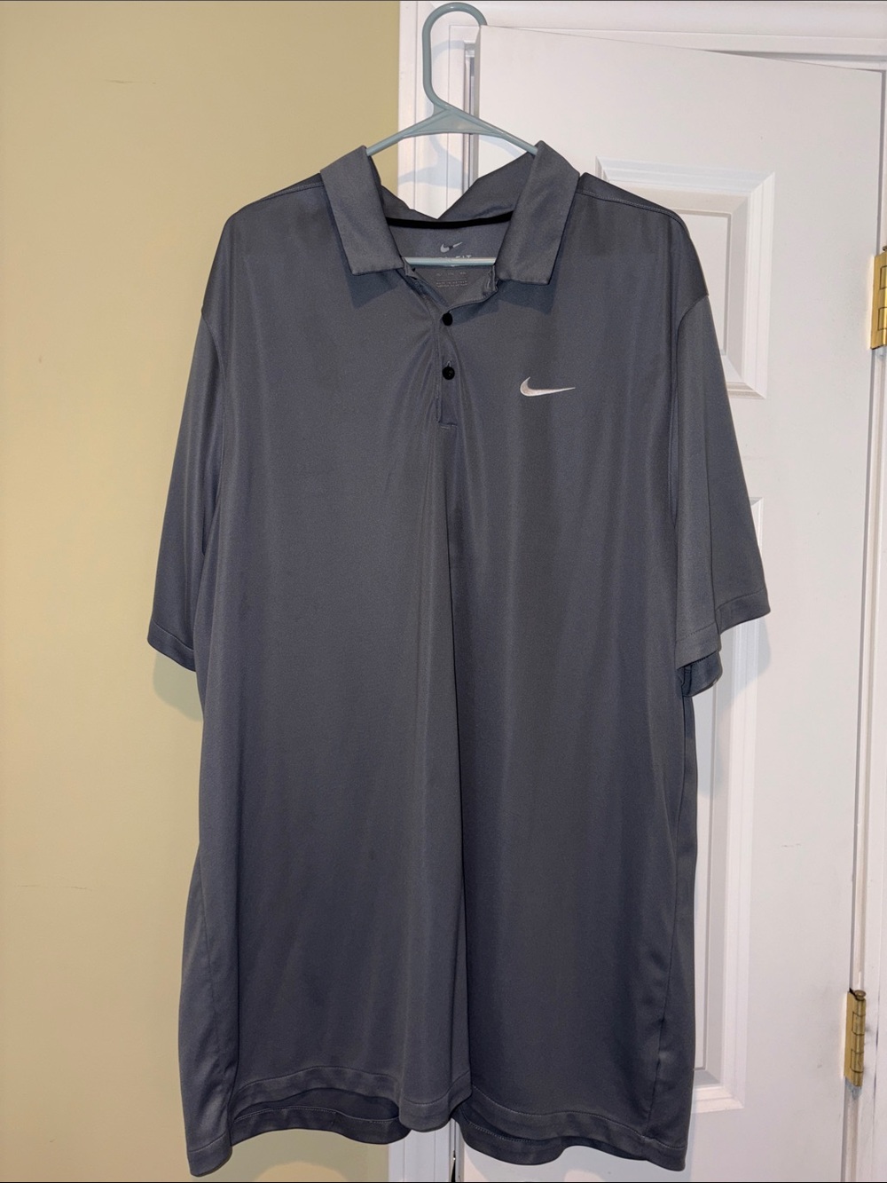 Nike Men's Dark Gray Dri-FIT Polo